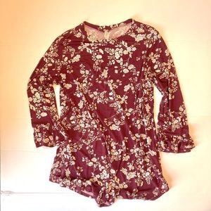 Burgundy tunic